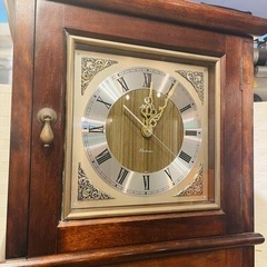 【売約済み】九州民芸家具 ホールクロック　JAPAN 九州民芸家具 JECO時計付き キュリオケース　時計　九州民芸　ミズメ桜　飾り棚　棚　検　柱時計　民芸家具　松本民芸　北海道民芸　飛騨産業　キツツキ