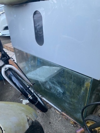 100センチ水槽　濾過層