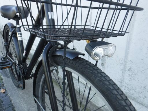 SWARM 6段変速&LEDオートライト シティサイクル ママチャリ 中古自転車 459