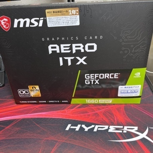 その他 MSI GeForce GTX 1660 SUPER AERO ITX OC