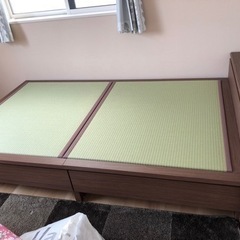 収納付き畳ベッド セミダブル