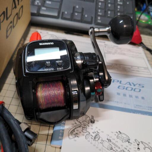 【電動リール】シマノ社製『PLAYS600』 Amazon | シマノ(SHIMANO) 電動リール 19 プレイズ 600 タチウオ