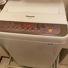【お話中】2017年製パナソニック洗濯機7kg　NA-F70PB10