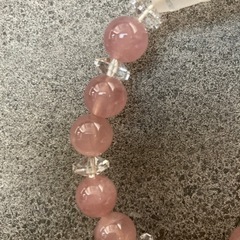 ローズクゥオーツ　ブレスレット