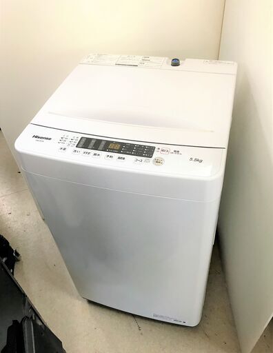 都内近郊送料無料 Hisense 洗濯機 5.5㎏ 2021年製