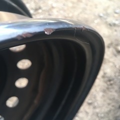 16インチ　4穴　ラクティス純正鉄ホイール