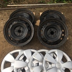 16インチ　4穴　ラクティス純正鉄ホイール