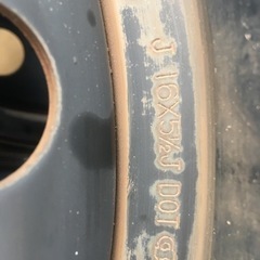 16インチ　4穴　ラクティス純正鉄ホイール