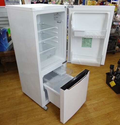 西岡店 冷蔵庫 2ドア 150L 2020年製 ハイセンス HR-D15C