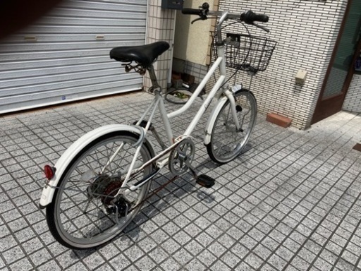 20インチ自転車】大人用 6段変速 LEDオートライト付 鍵新品