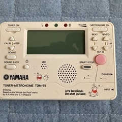 チューナー／メトロノーム　YAMAHA TDM-75とクリップオ...