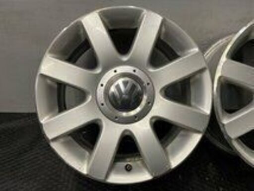 VW フォルクスワーゲン ゴルフ 純正ホイール 16インチ 4本 6.5J5HPCD112+50 VW/トゥーラン等にも　(VHH308MY)クレジットカード QRコード決済可能