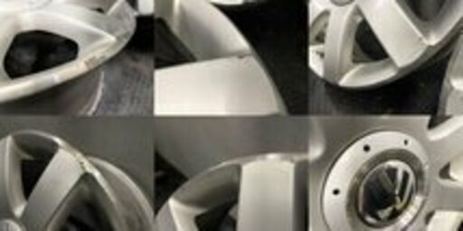 VW フォルクスワーゲン ゴルフ 純正ホイール 16インチ 4本 6.5J5HPCD112+50 VW/トゥーラン等にも　(VHH308MY)クレジットカード QRコード決済可能