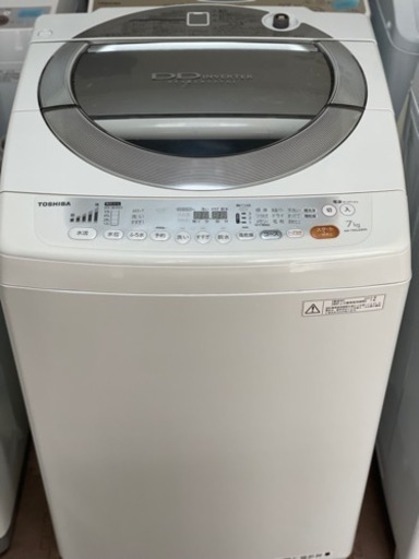 送料・設置込み 洗濯機 7kg TOSHIBA 2012年