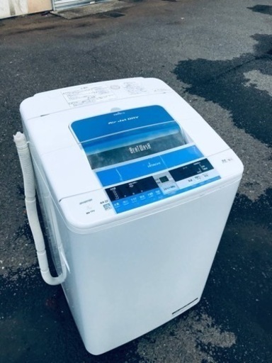 ①♦️EJ2241番 HITACHI 全自動電気洗濯機