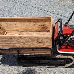 鹿児島発 ヤンマーガソリンエンジンクローラー運搬車MCG90 手動ダンプ