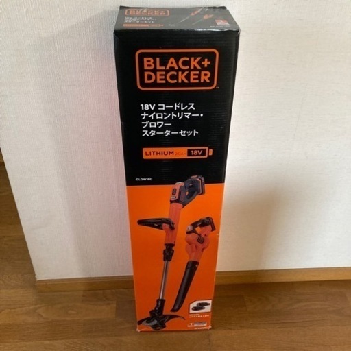 新品　ブラックアンドデッカーのブロワーと草刈機セット