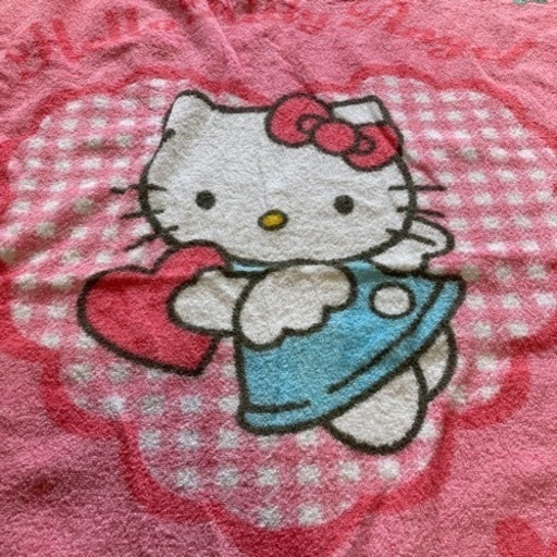キティちゃんタオルケット美品