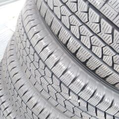 軽トラ 冬用【軽トラック】☆美品☆12インチ 冬 エブリィ キャリー ハイゼット バモス サンバー 145R12 LT【富山】145/80R12 LT 6PR  6プライ 中古4本 スタッドレス