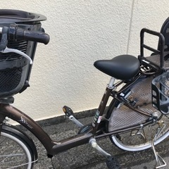  取引終了３人乗り子乗せ❗️お値下げ❗️早い者勝ち‼️自転車（前22/後26型）（アンジェリーノ）]