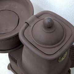 千歳市/恵庭市 近郊配送/引取限定 福禄/フクロク 貯炭式ストーブ フクロクストーブ 鋳物 薪 石炭 コークス アンティーク レトロ 骨董品