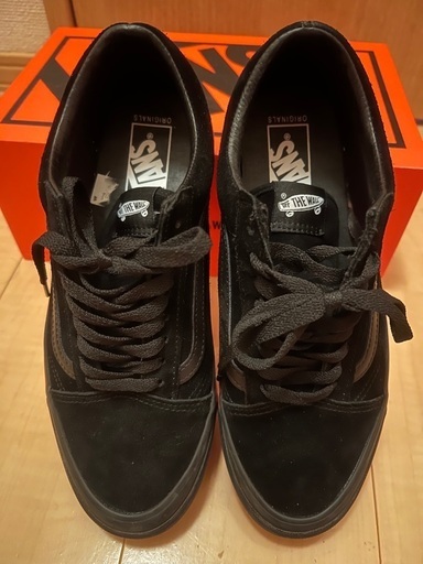 VANS ダブルタップスコラボオールドスクール【黒オレンジ】26.5cm