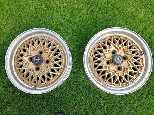 GETメッシュホイール 14インチ 2本セット PCD100 w2-worldbuffet.co.uk