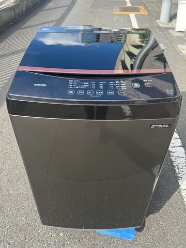 ￥16500(税込) アイリスオーヤマ　全自動洗濯機　IAW−T803BL 2019年製　8.0 kg (8-15)