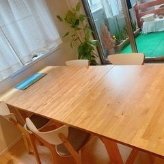土日限定値下げ】ダイニングテーブルセット美品