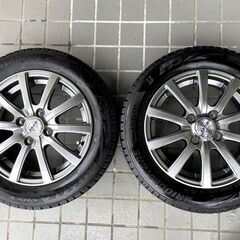 美品☆軽自動車用スタッドレスタイヤセット☆155/65R14 6～7.5分山