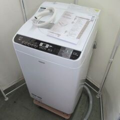 1ヶ月保証/洗濯機/乾燥機能付き/5.5キロ/5.5kg/穴なし槽/シャープ/SHARP/ES-TX5SC/中古品/J4358/