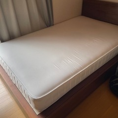 【原価15万円】MUJI ベッドセット 超高密度ポケットコイルマ...
