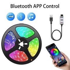 【新品】Bluetooth LED テープライト 3m