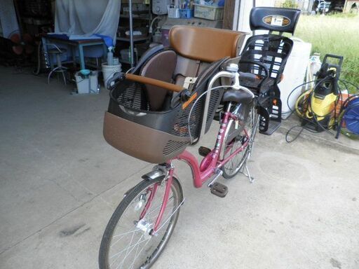 Petit Maman子供乗せ自転車 ママチャリ 26インチ 3段ギア オートライト 鍵 標準搭載