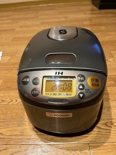 お譲り先確定しました→象印炊飯器三合炊きNP-GH052018年購入