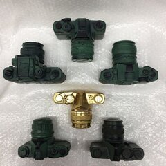 大昔の実物大のカメラ置物　鋳物 大昔の実物大のカメラ置物 鋳物