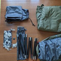 ソロベースEX 純正グランドシート付きバンドック 美品 ソロキャンプ