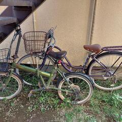 ジャンク品　自転車２台　(26型　20型)　