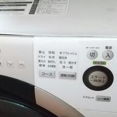シャープドラム式乾燥洗濯機ES−S70 プラズマクラスター内蔵 動作OK