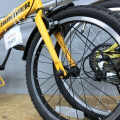 折りたたみ自転車 ハマー HUMMER（黄色）