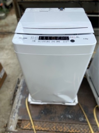 アウトレット‼️ 2022年製 ハイセンス 洗濯機　5.5kg  HW–K55E  5.5キロ