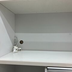 入江木工/3面レンジボード/キッチンボード/キッチン収納/ホワイト】