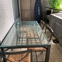 IKEA・イケア ダイニングテーブル・チェア GRANASテーブ...