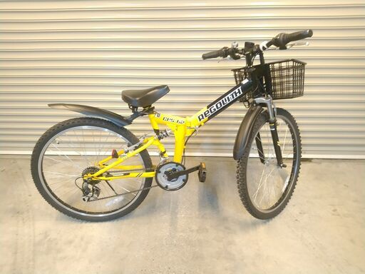 美品  MTB26-18 折りたたみ自転車 サイズ26 インチ　①