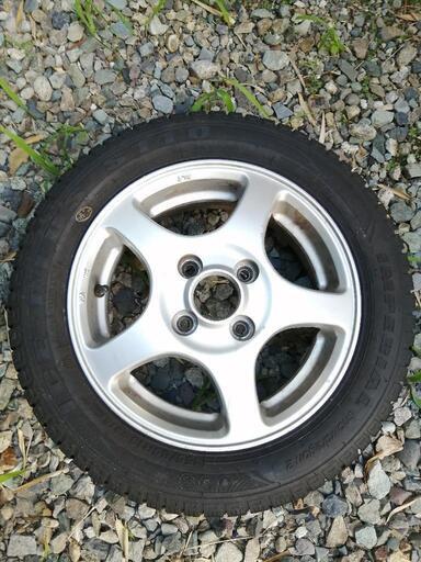 【ほぼ新品】155/65R13アルミホイールセット