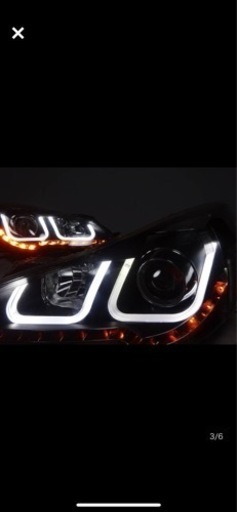 レガシィ BM BR クリスタルアイ LED アクリル ファイバー ヘッドライト