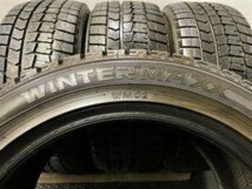 DUNLOP WINTER MAXX WM02 245/45R17 17インチ スタッドレス 4本 バリ溝 ベンツ/Eクラスステーションワゴン等　(TC584)クレジットカード QRコード決済可能