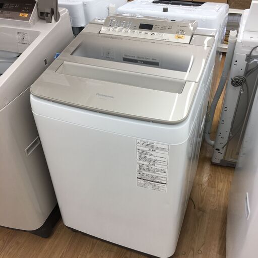 ★180日間長期保証★ Panasonic 洗濯機　NA-FA80H5 8.0㎏ 年式2018年製 動作確認／クリーニング済み KJ848