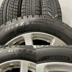 【BS BLIZZAK VRX 155/65R14】スタッドレス【ダイハツ ムーヴ 純正ホイール 14インチ 4.5J4HPCD100+45】2018年製 バリ溝　(TA582)クレジットカード QRコード決済可能