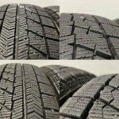 【BS BLIZZAK VRX 155/65R14】スタッドレス【ダイハツ ムーヴ 純正ホイール 14インチ 4.5J4HPCD100+45】2018年製 バリ溝　(TA582)クレジットカード QRコード決済可能